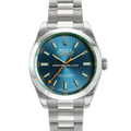 Rolex Milgauss 116400GV Blue Green Crystal
