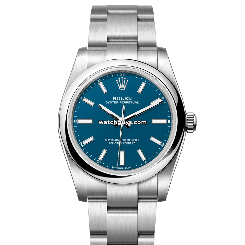 Rolex Oyster Perpetual 124200 Flat Blue