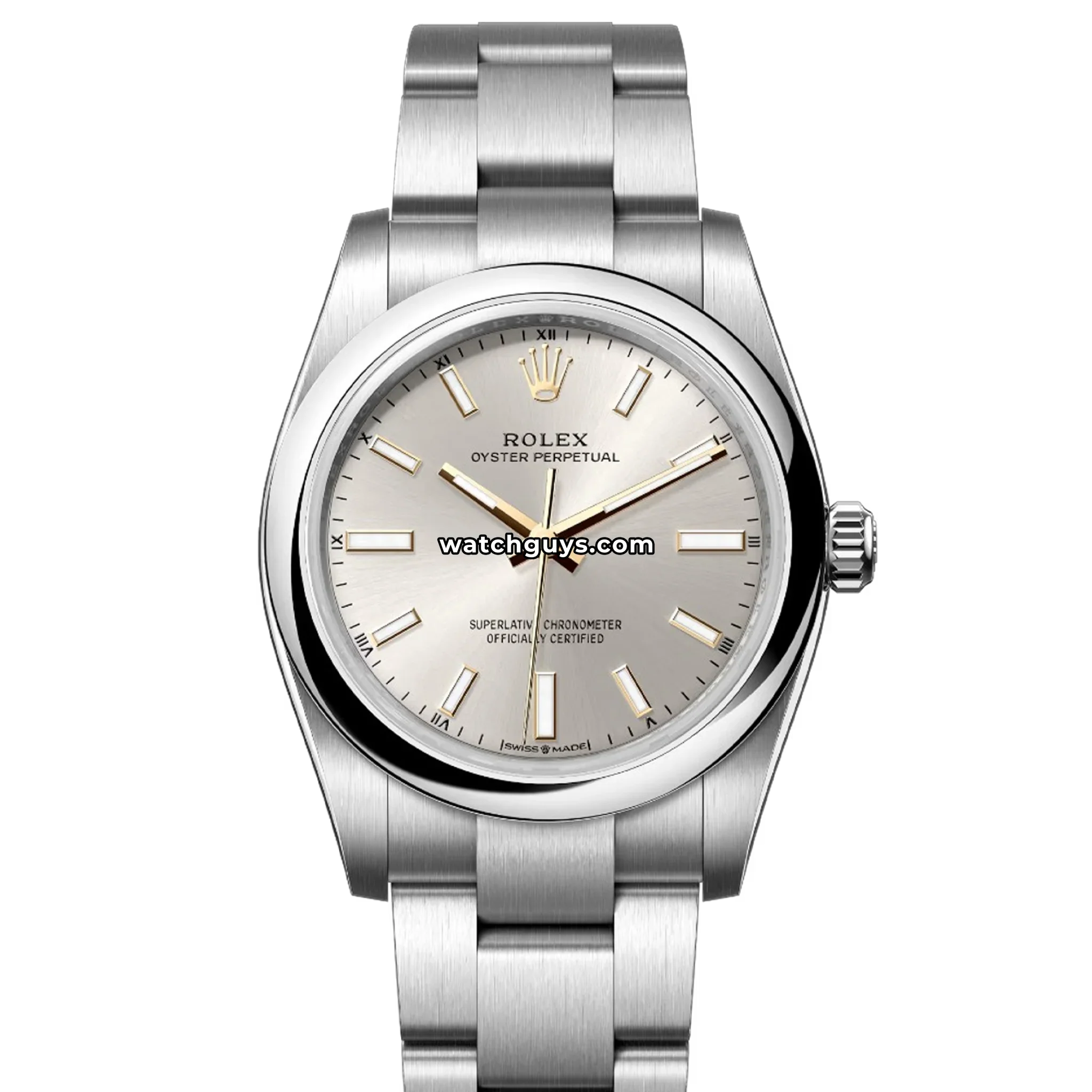 Rolex Oyster Perpetual 124200 Silver Dial