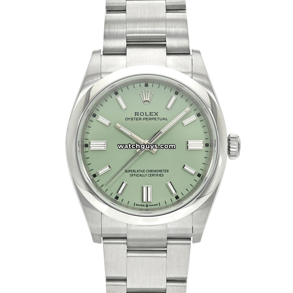 Rolex Oyster Perpetual 126000 Pistachio Green