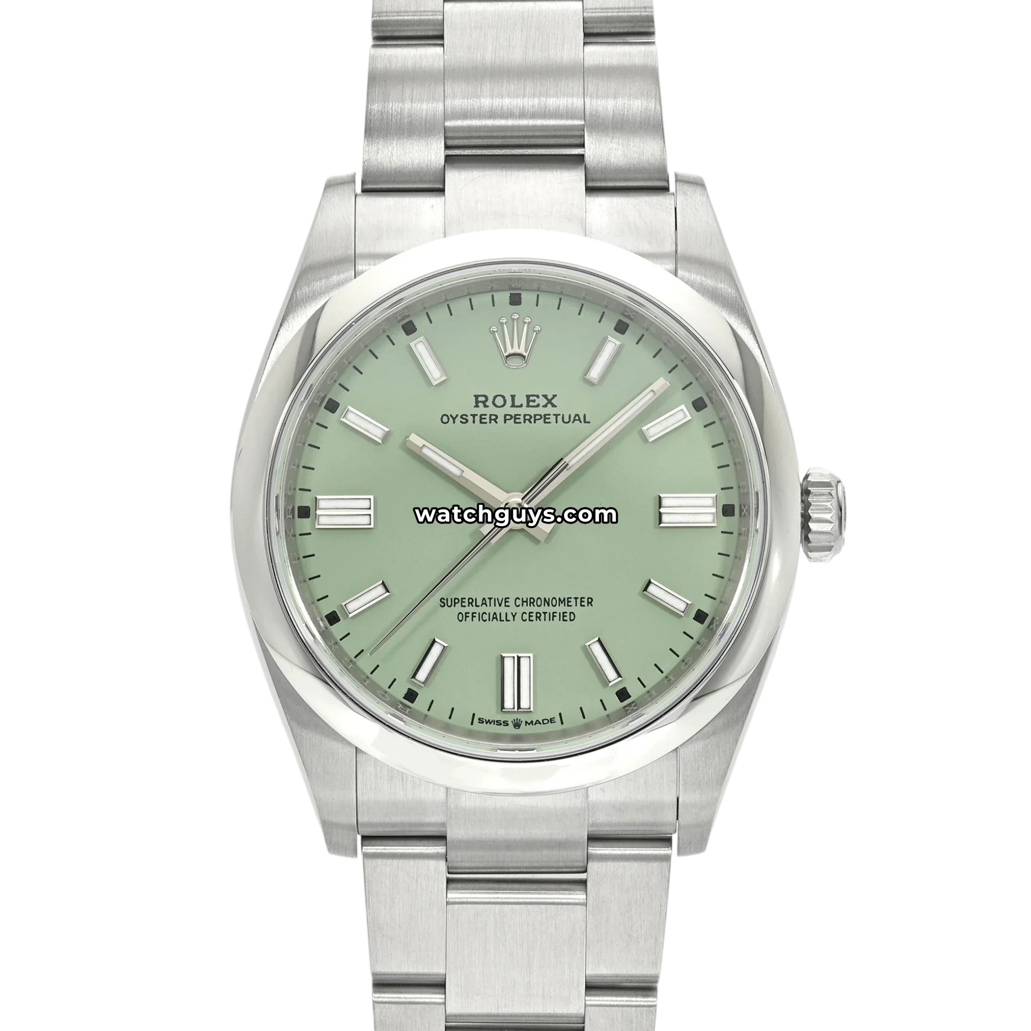 Rolex Oyster Perpetual 126000 Pistachio Green