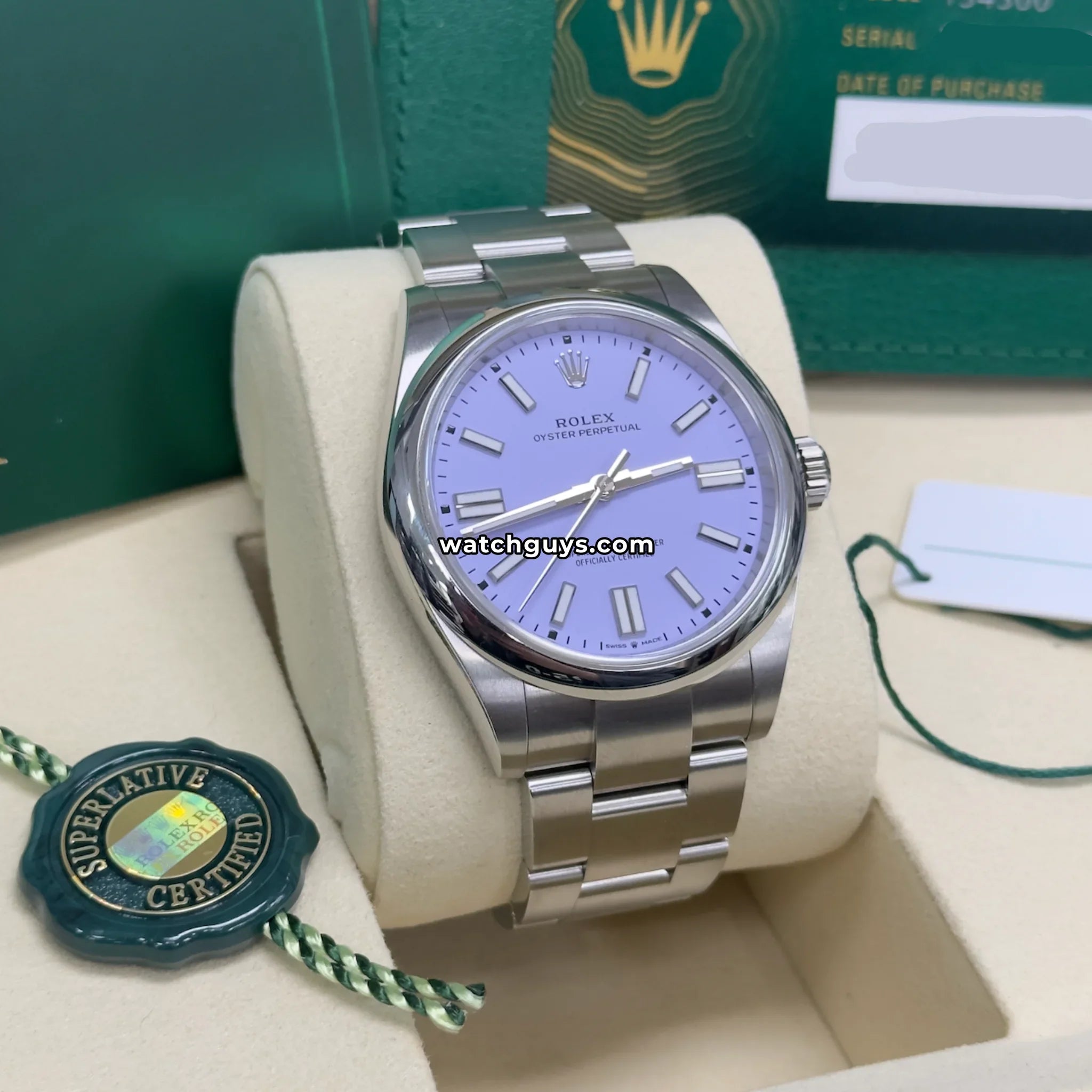 Rolex Oyster Perpetual 134300 Lavender