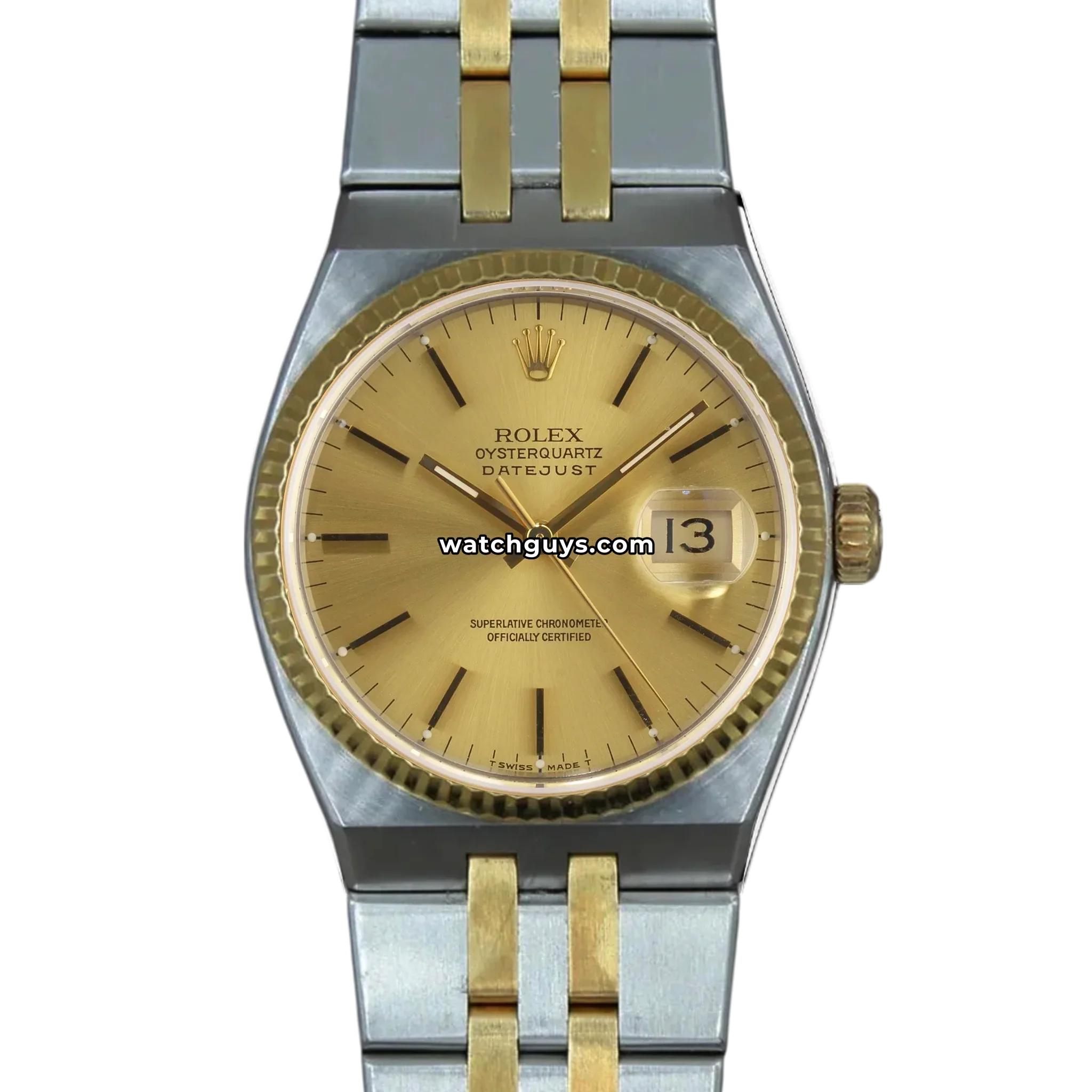Rolex Oysterquartz 17013 Champagne Index