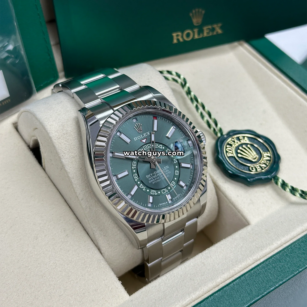 Rolex Sky-Dweller 336934 Green Index Oyster