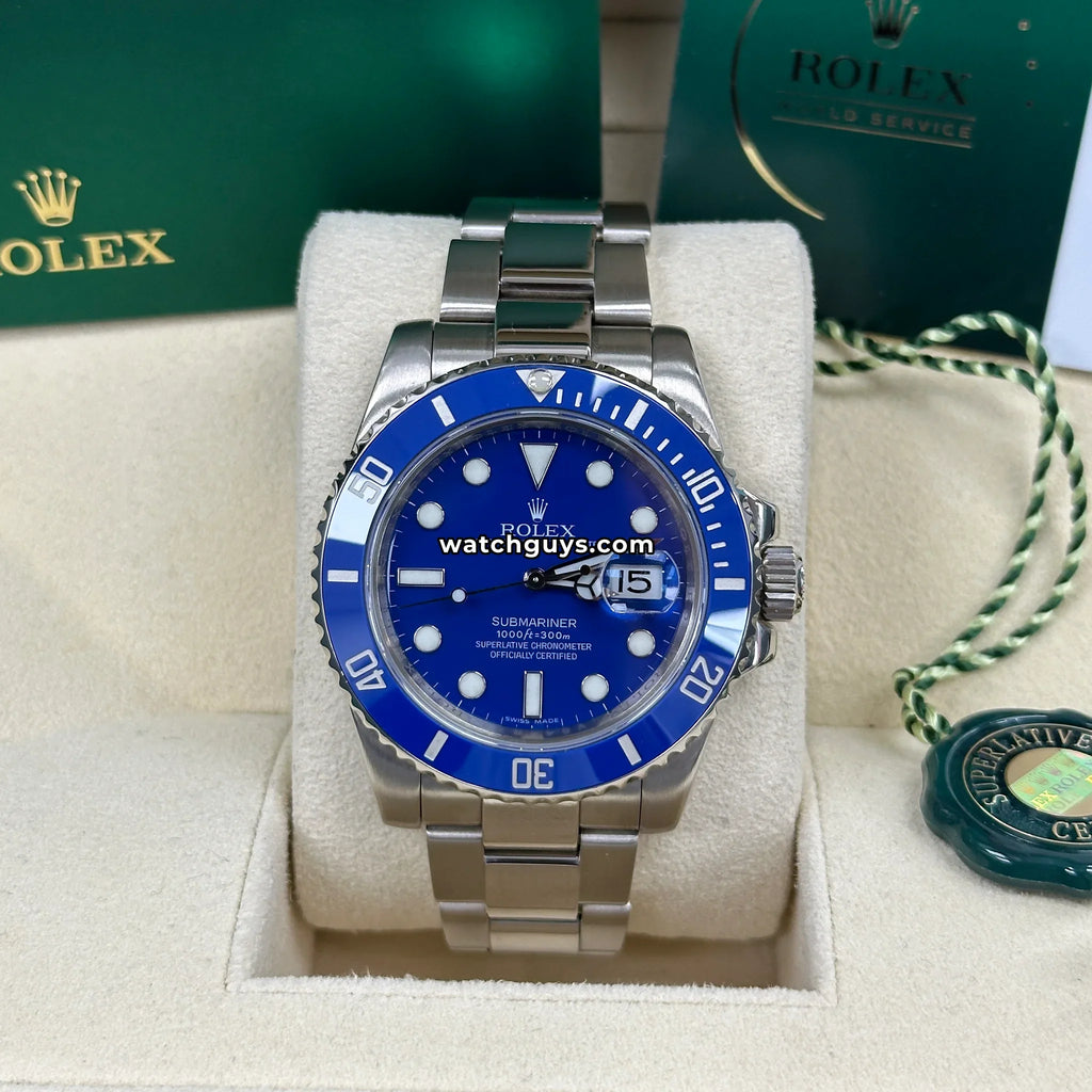 Rolex Submariner 116619LB Smurf