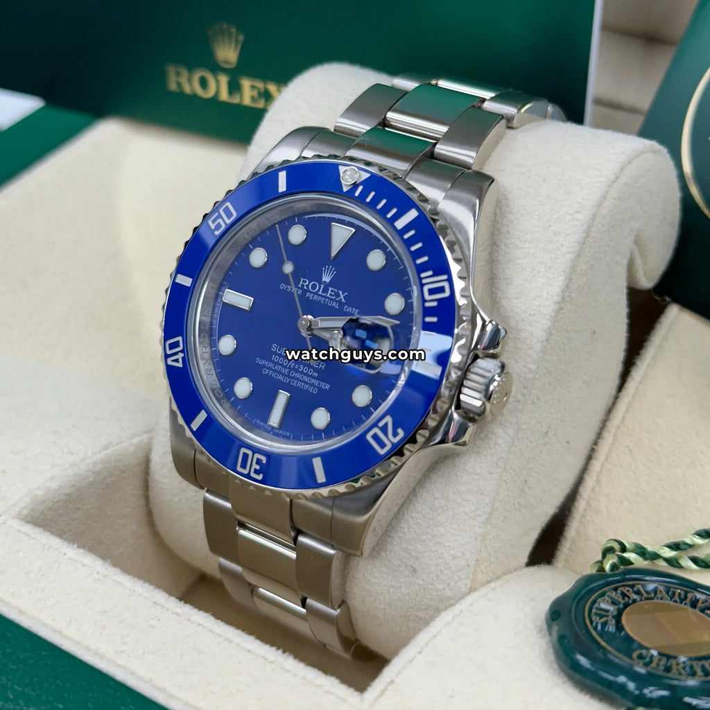 Rolex Submariner 116619LB Smurf