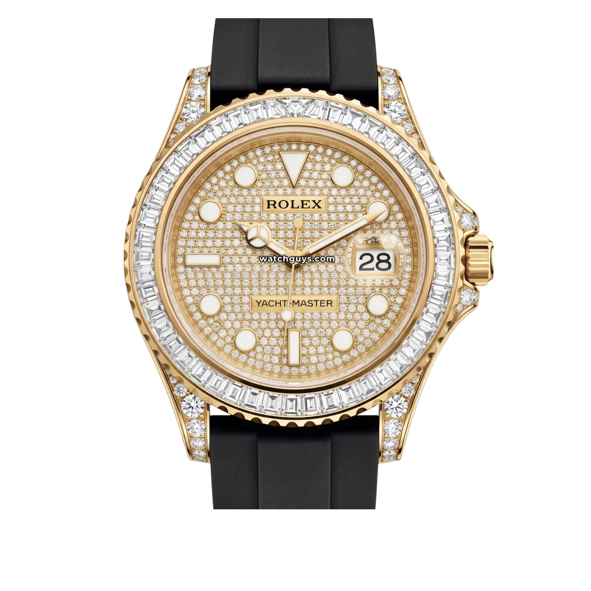 Rolex Yacht-Master 226668TBR Pavé Diamond Oysterflex