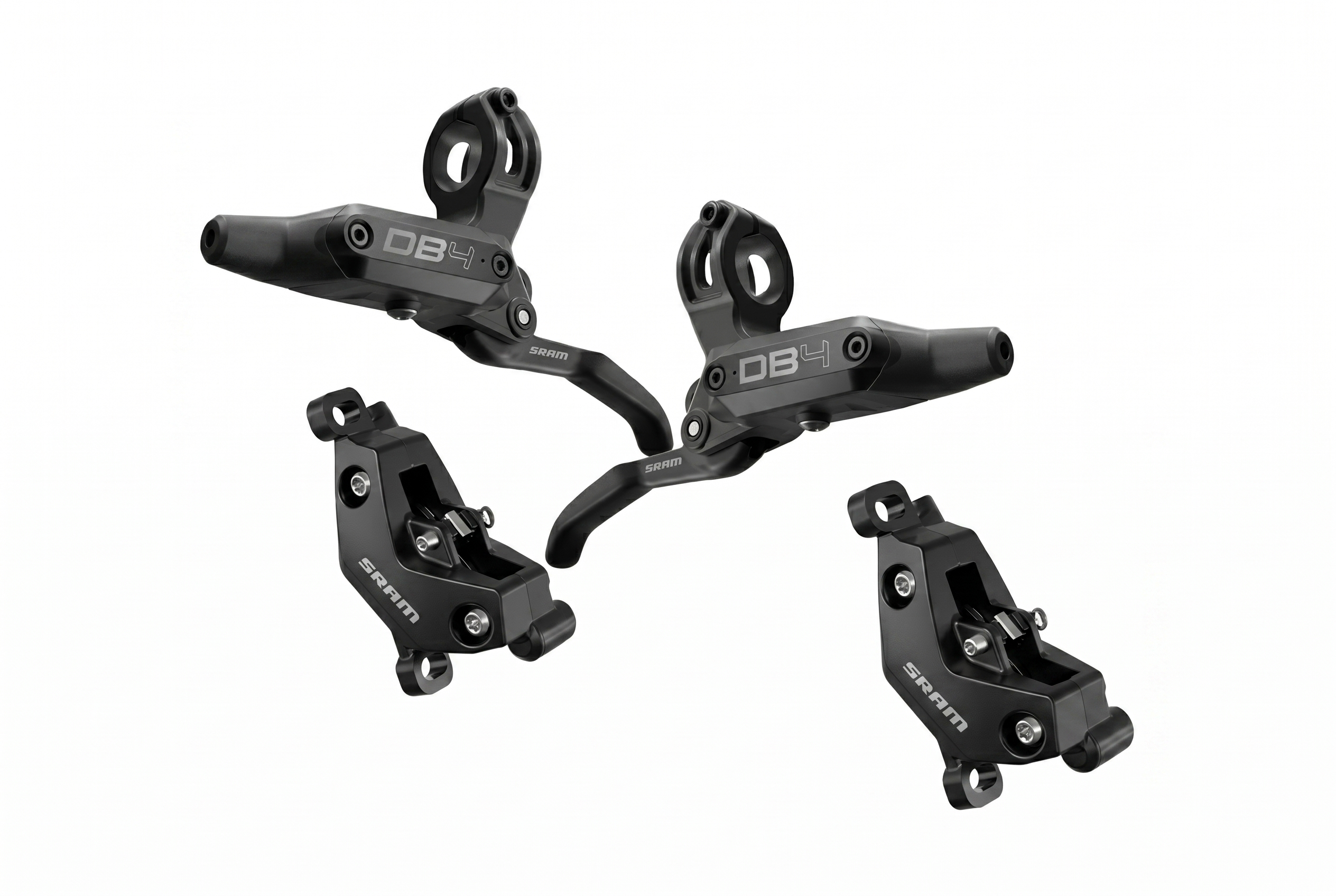 SRAM DB4 Hydraulic Disc Brake & Lever Set (Front and Rear)