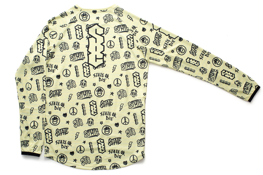 State Bicycle Co. - "Cool S" All-Road Jersey - Long Sleeve Tech-T
