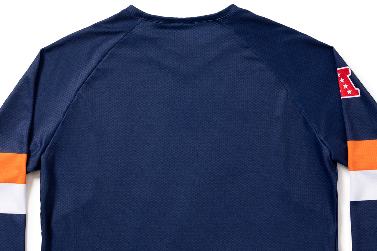 State Bicycle Co. | NFL Collection – Long-Sleeve MTB Jersey – Denver Broncos
