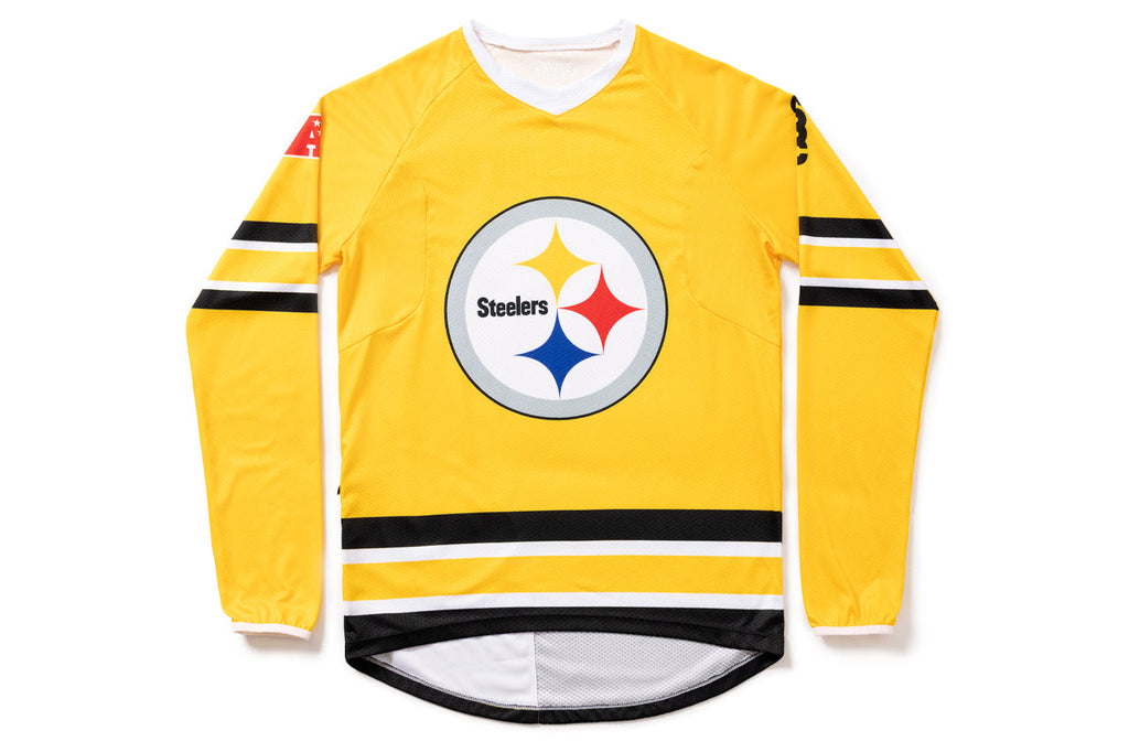 State Bicycle Co. | NFL Collection – Long-Sleeve MTB Jersey – Pittsburgh Steelers