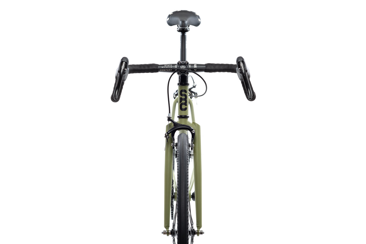 4130 - Matte Olive – (Fixed Gear / Single-Speed)