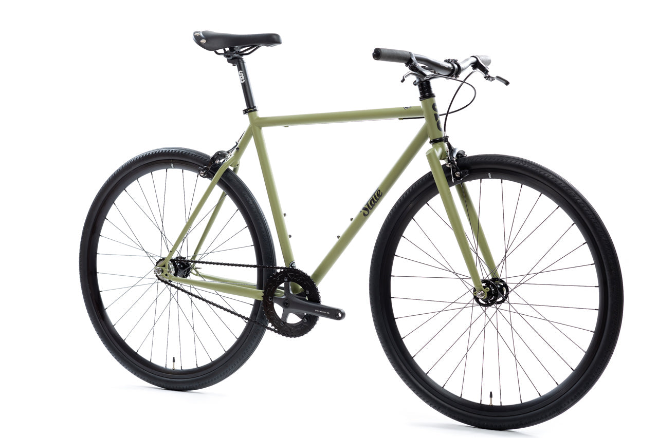 4130 - Matte Olive – (Fixed Gear / Single-Speed)