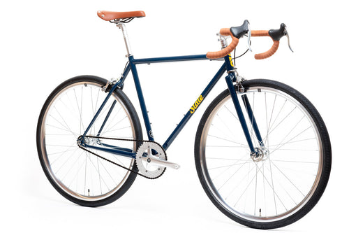 4130 - Navy / Gold – (Fixed Gear / Single-Speed)