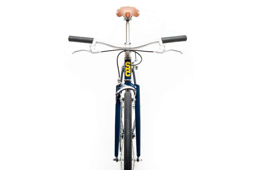 4130 - Navy / Gold – (Fixed Gear / Single-Speed)