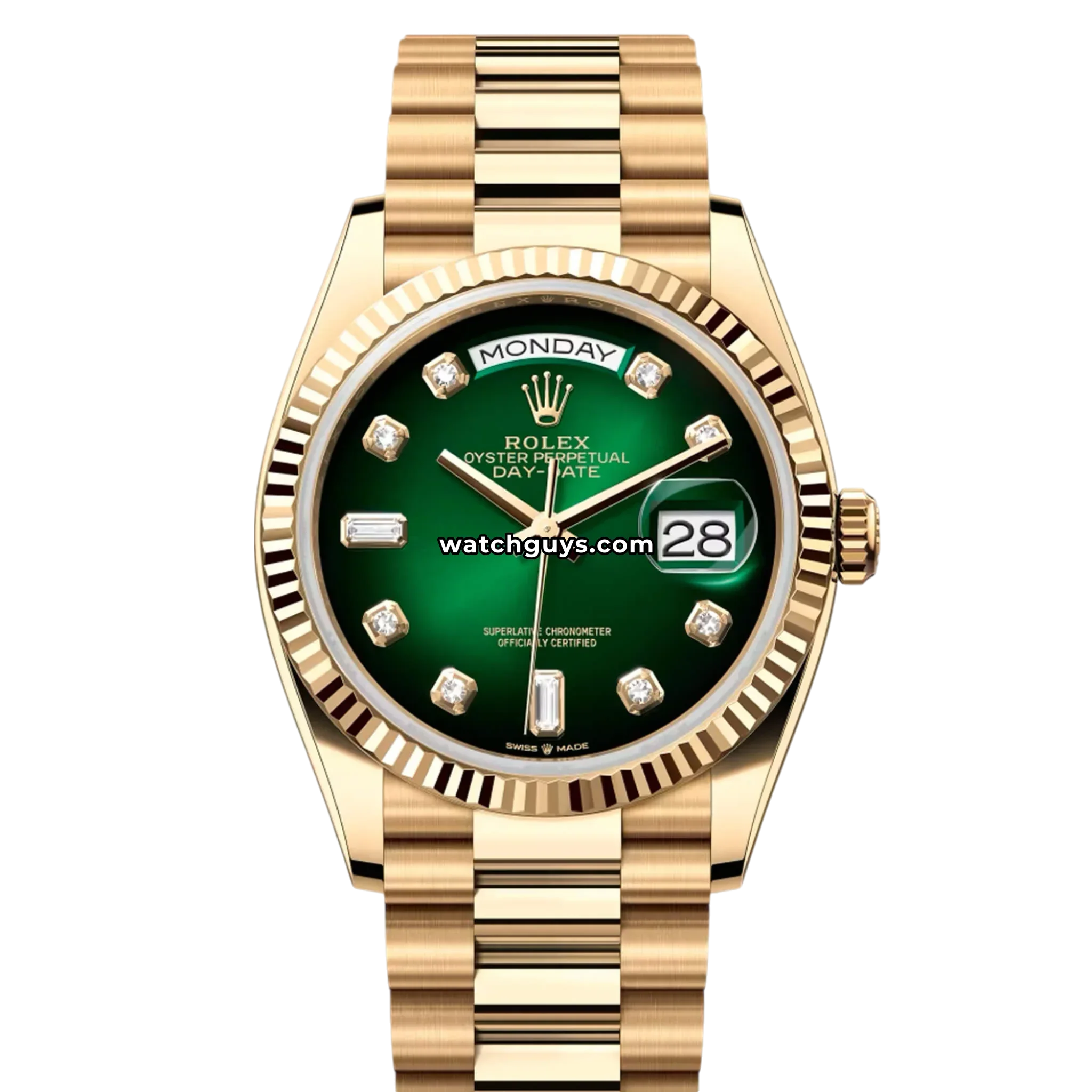 Rolex Day-Date 128238 Green Ombre