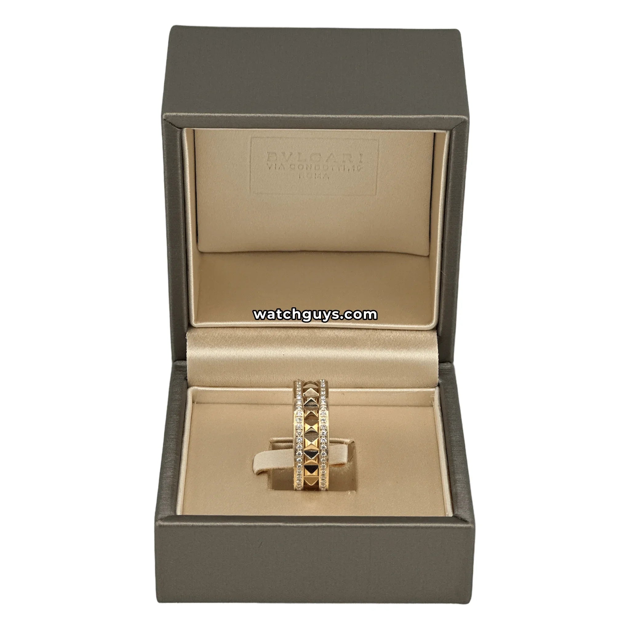 Bvlgari B.Zero1 Rock Diamond Yellow Gold Ring