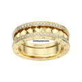 Bvlgari B.Zero1 Rock Diamond Yellow Gold Ring