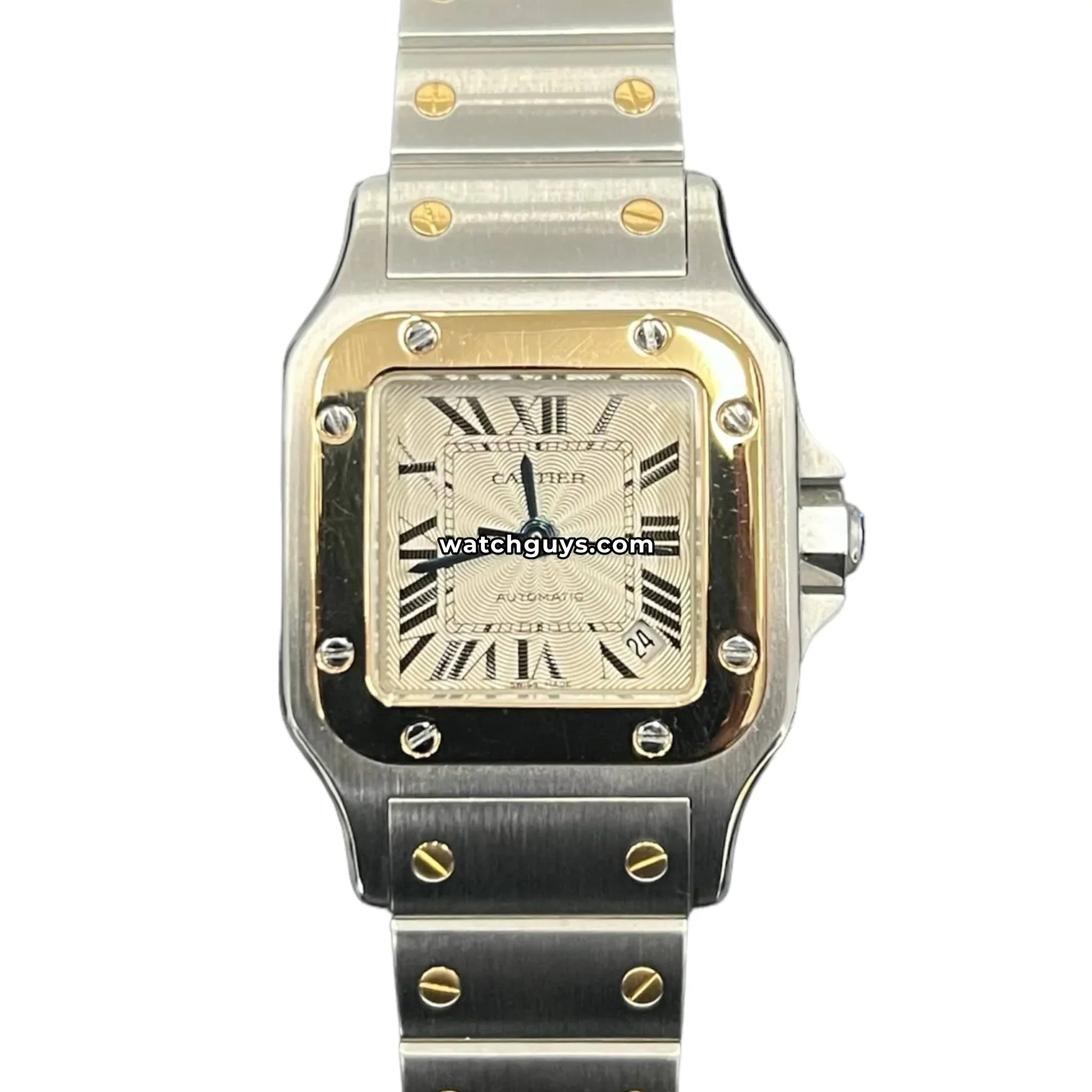 Cartier Santos Galbee 2423 Steel & Yellow Gold
