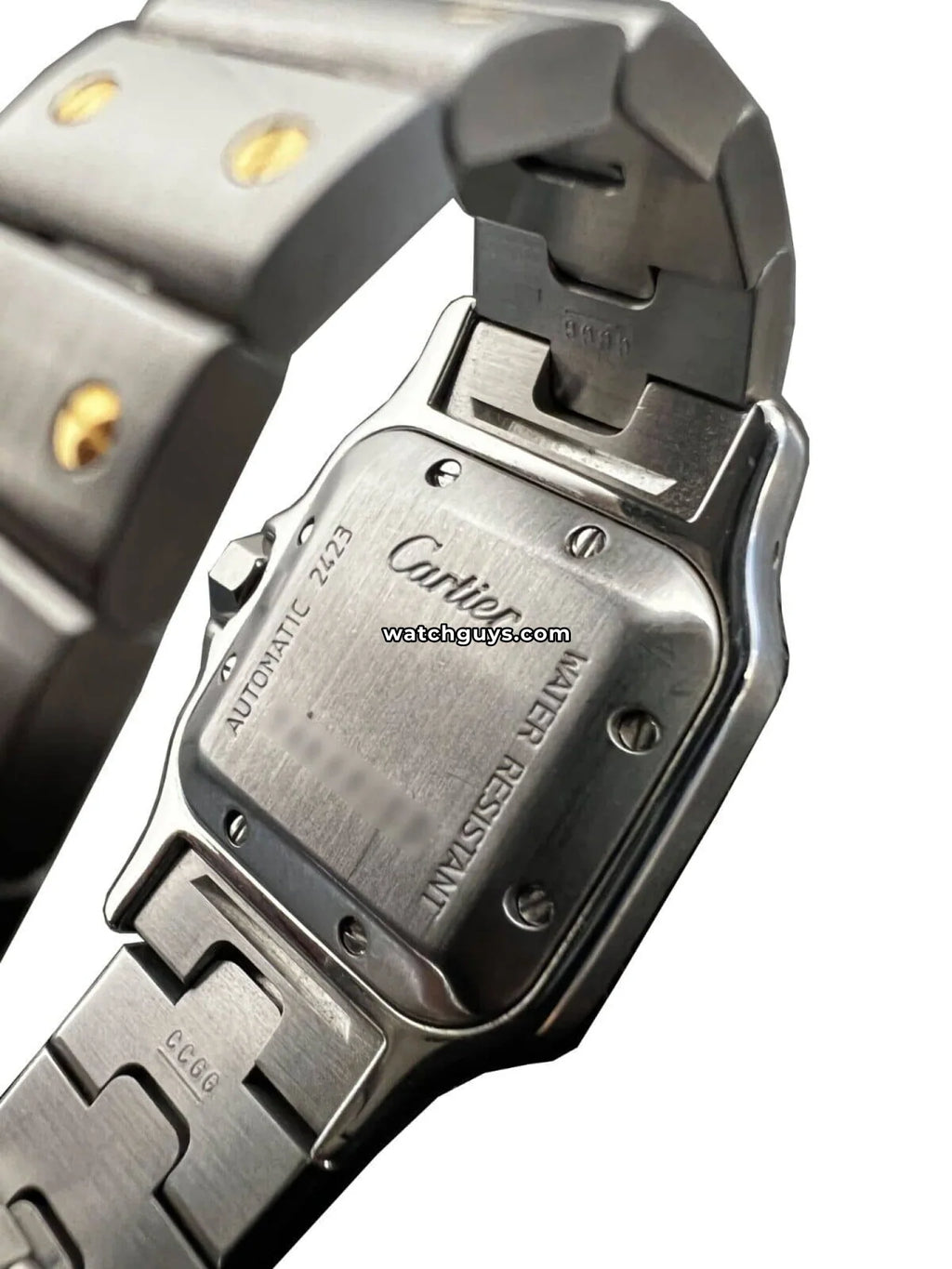 Cartier Santos Galbee 2423 Steel & Yellow Gold