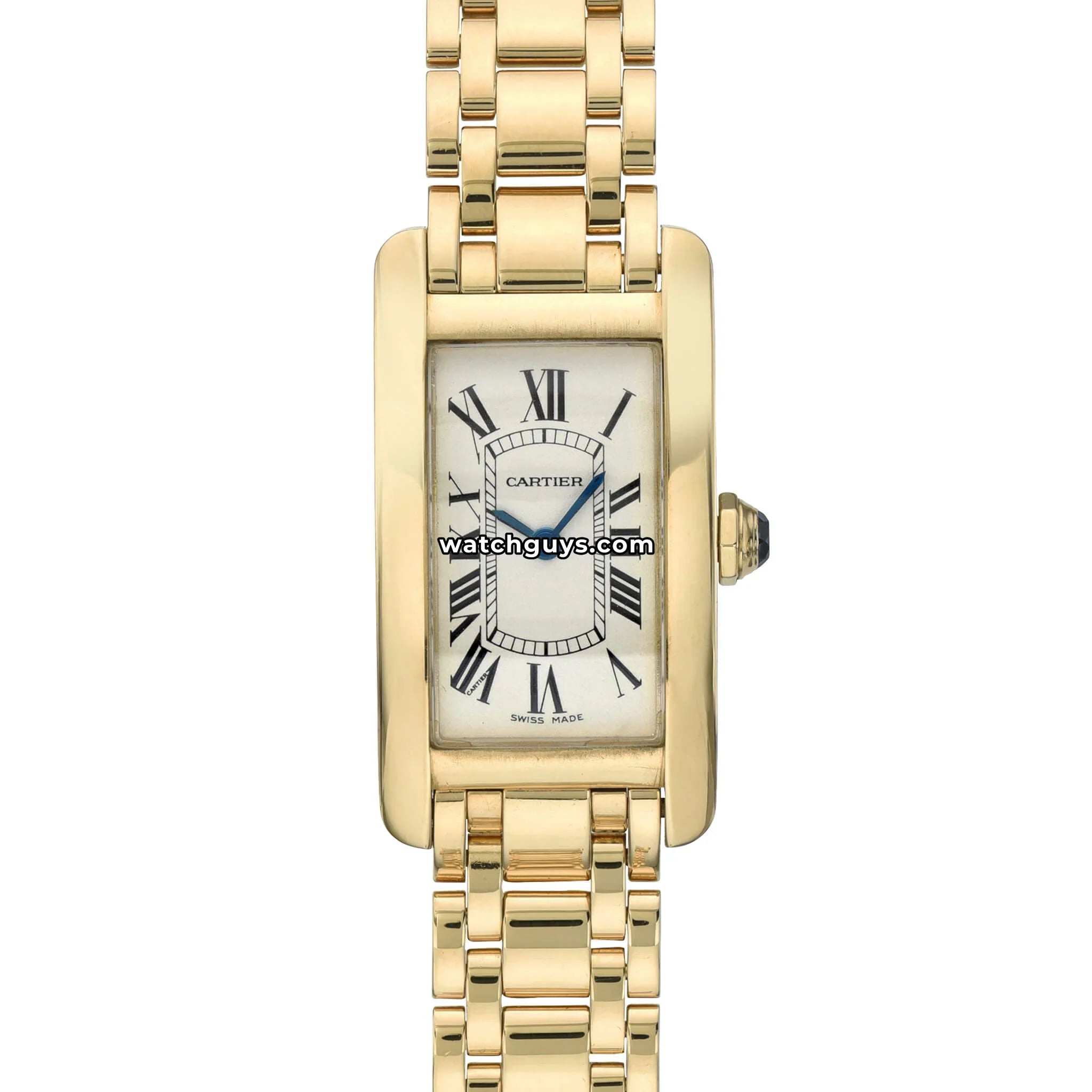 Cartier Tank Americaine W26015K2 Yellow Gold