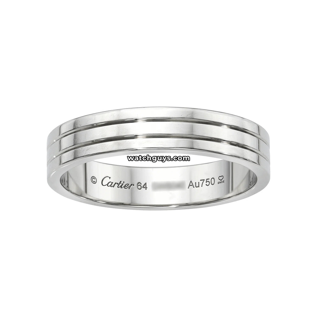 Cartier Verdome Louis Wedding Band 18K White Gold