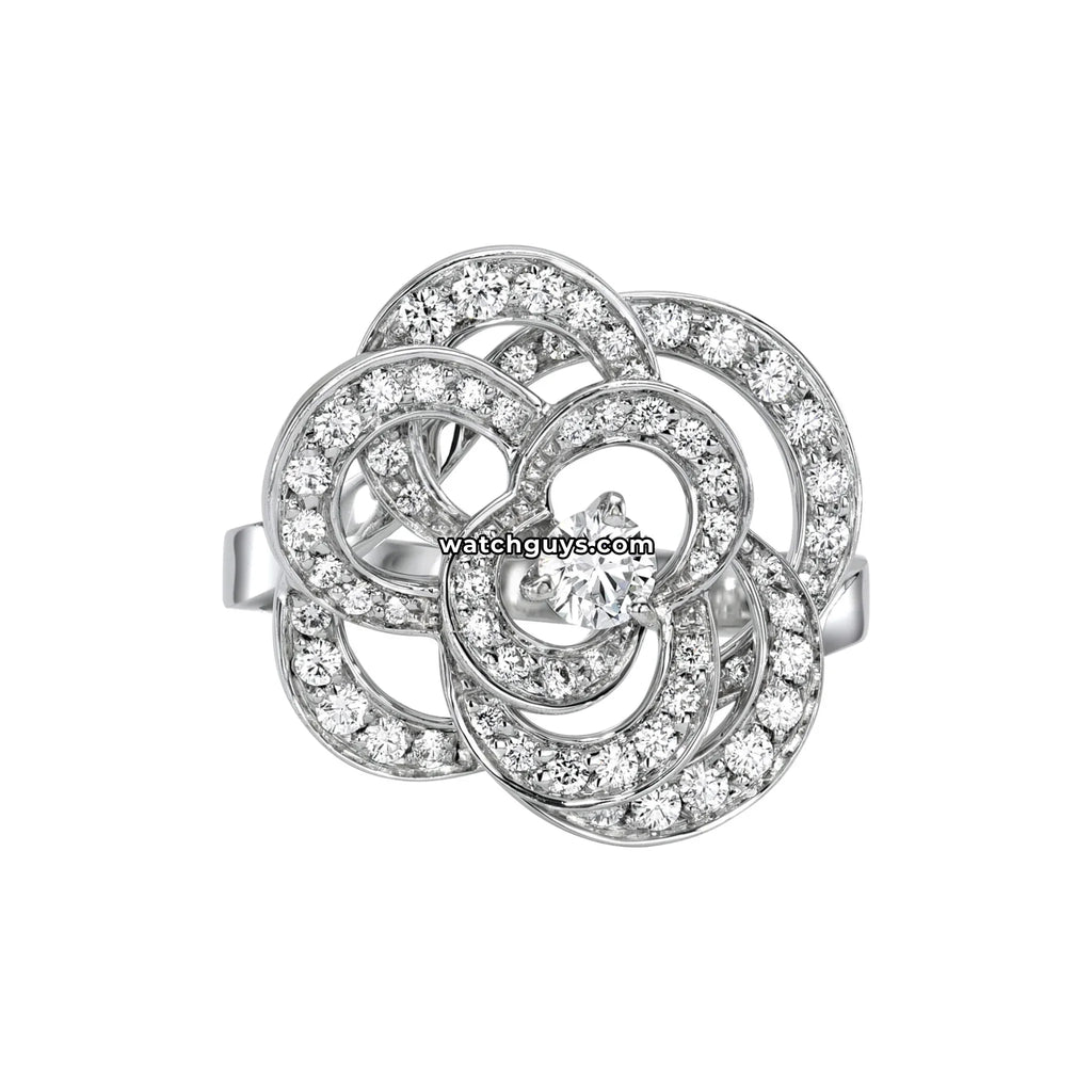 Chanel Fil De Camélia Diamond Ring