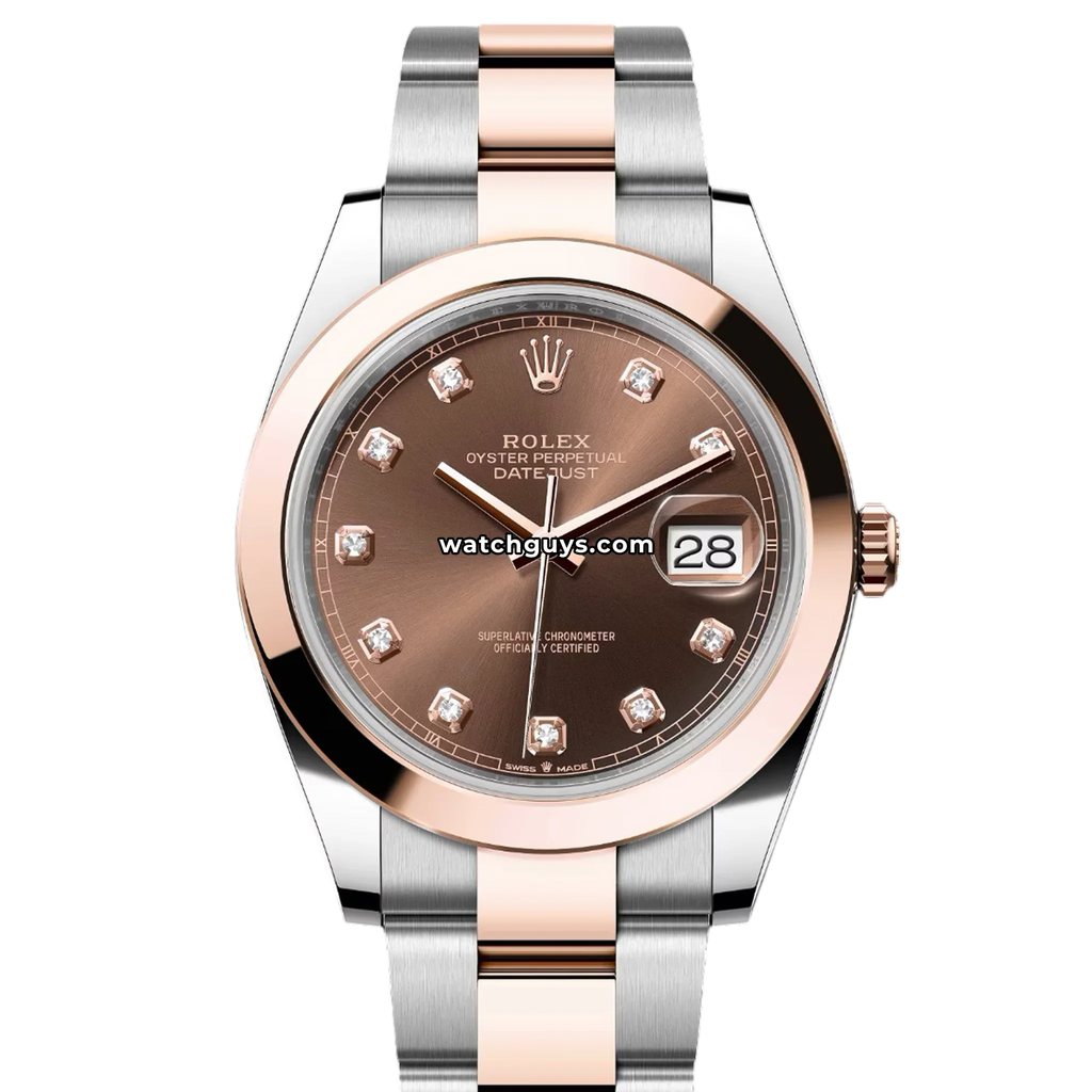 Rolex Datejust 126301 Chocolate Diamond Oyster