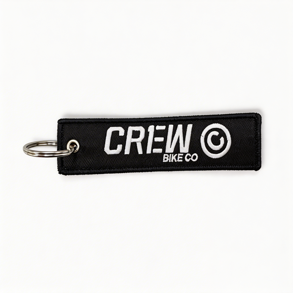 Crew Bike Co Patch Keychain