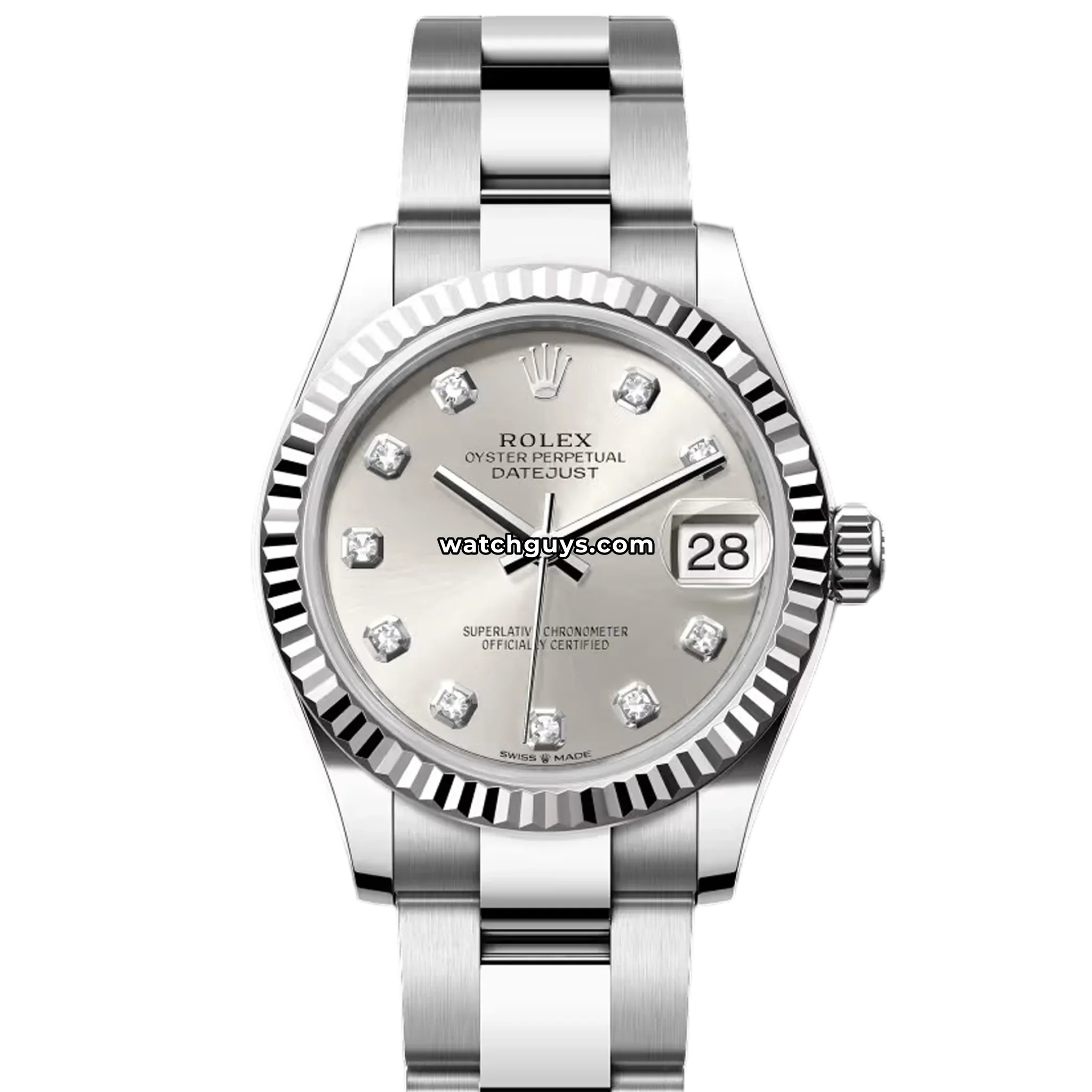 Rolex Datejust 278274 Silver Diamond