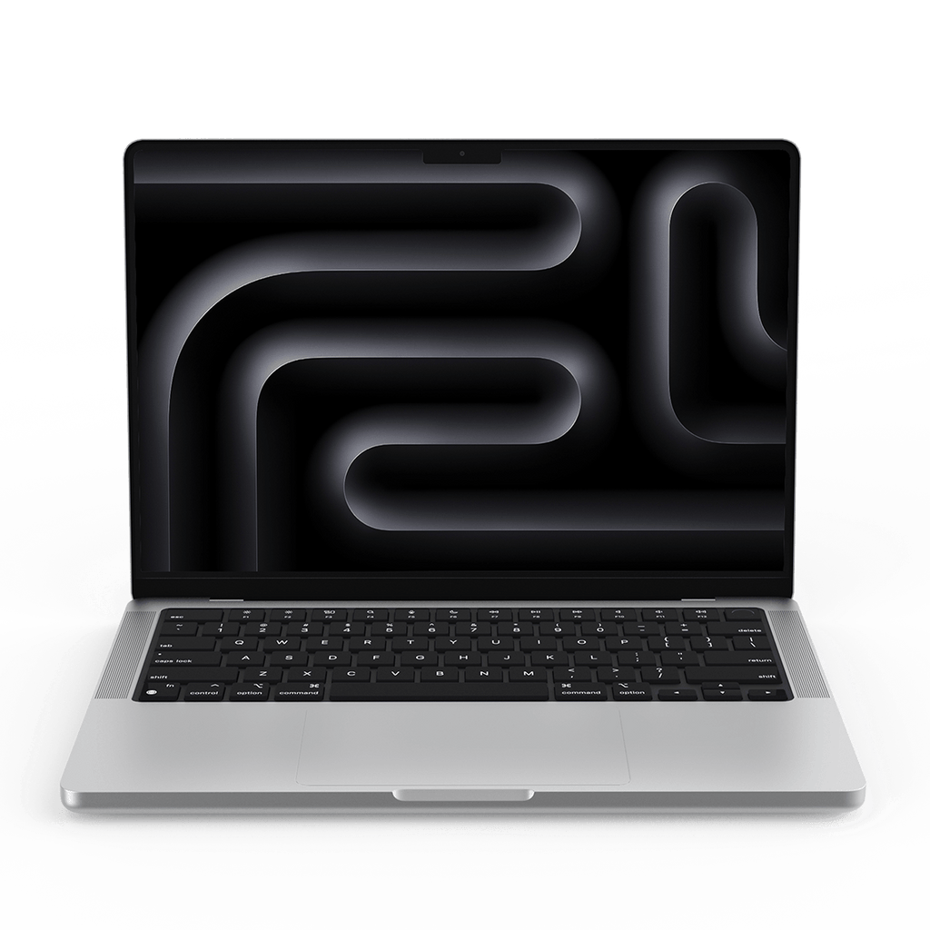 Apple 14-inch MacBook Pro M3 Pro 11-Core, 18GB RAM, 512GB Flash, 14-Core GPU, Silver - Grade B