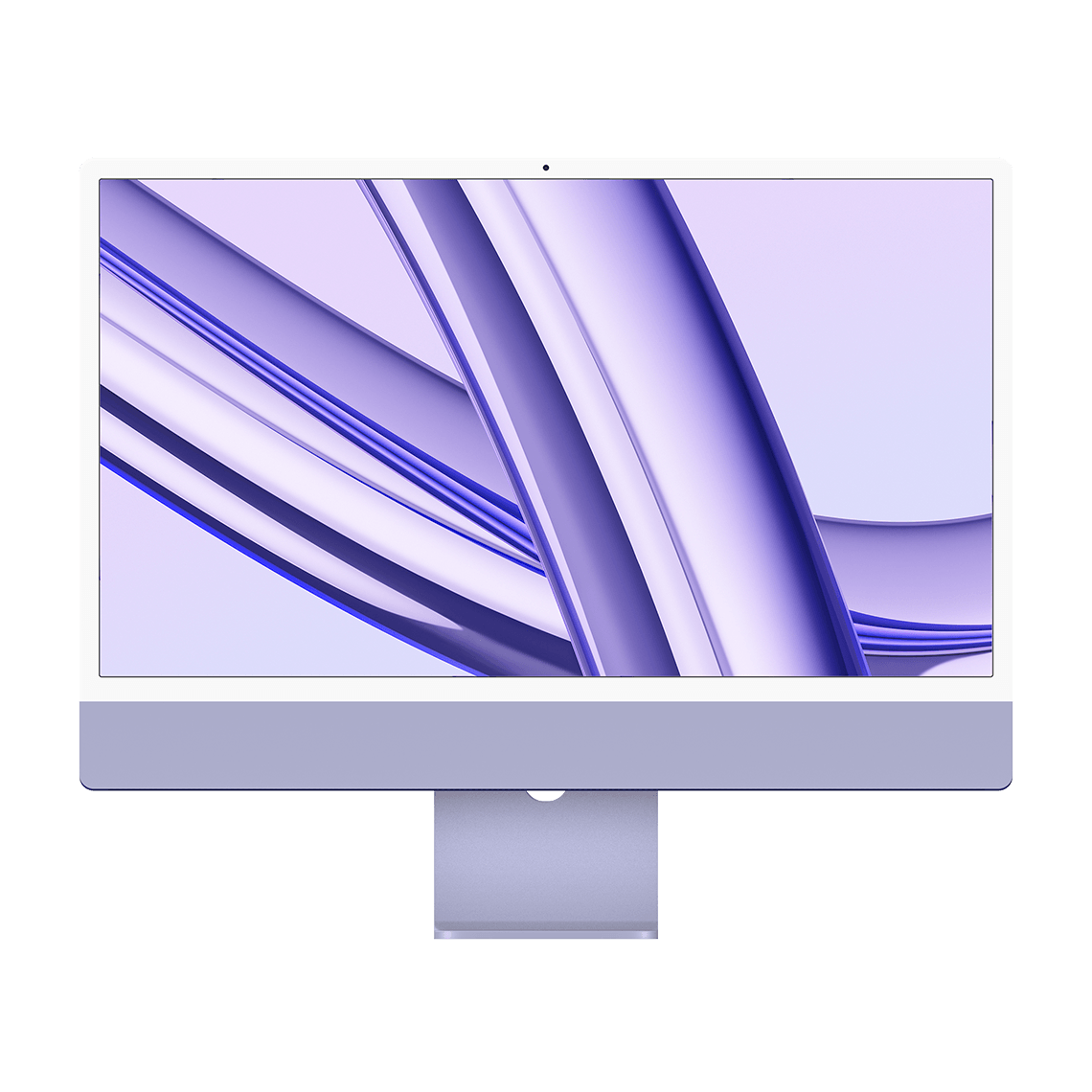 Apple M3 iMac 24-inch - Purple - 8GB RAM, 256GB Flash, 10-Core GPU, 4 Ports, Open Box