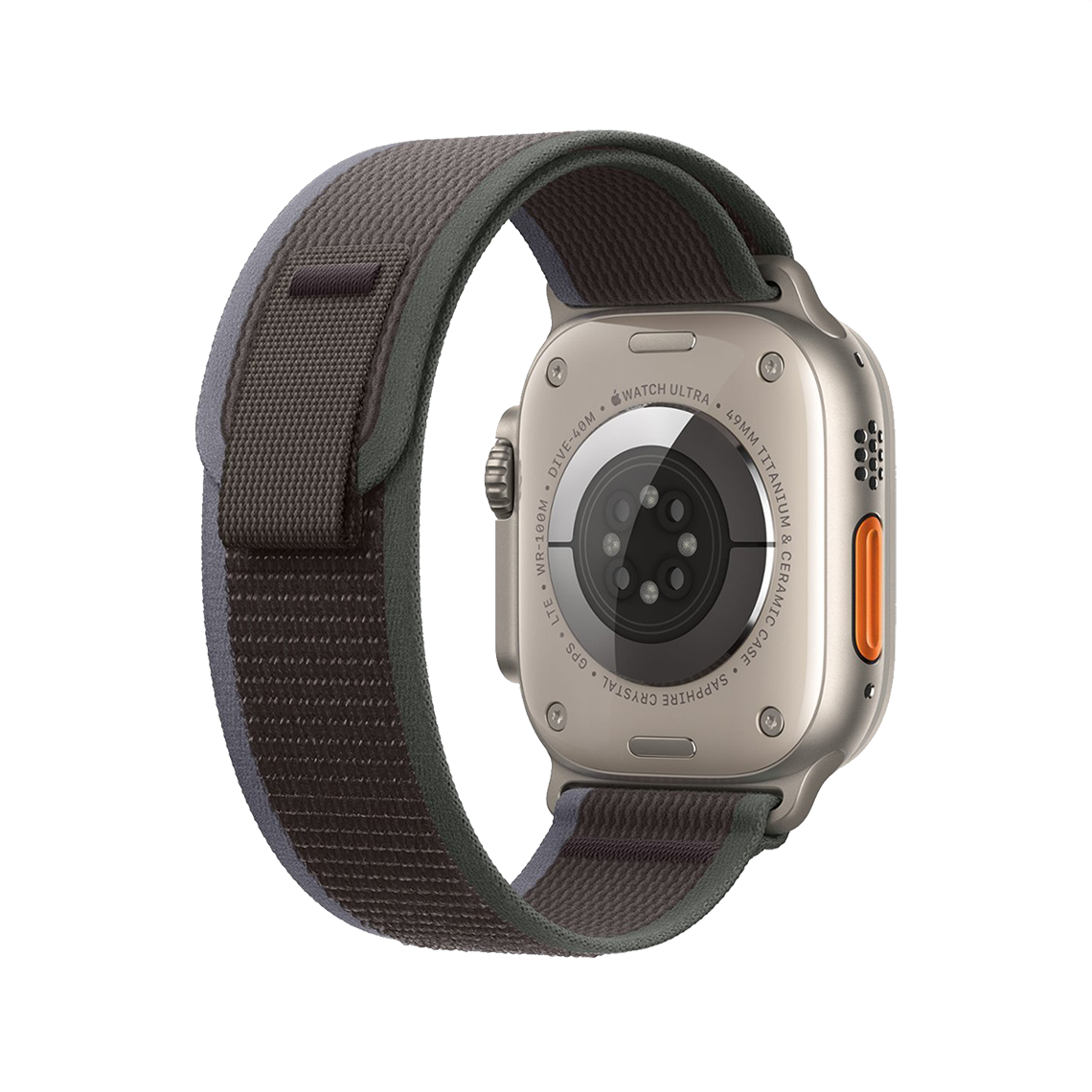Apple Watch Ultra 2 49mm GPS + Cellular - Titanium - S/M Black/Blue Trail Loop, Grade B