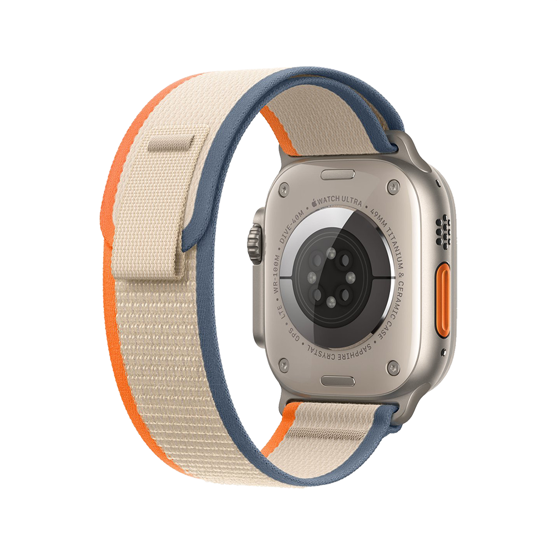 Apple Watch Ultra 2 49mm GPS + Cellular - Titanium - M/L Orange/Beige Trail Loop, Open Box