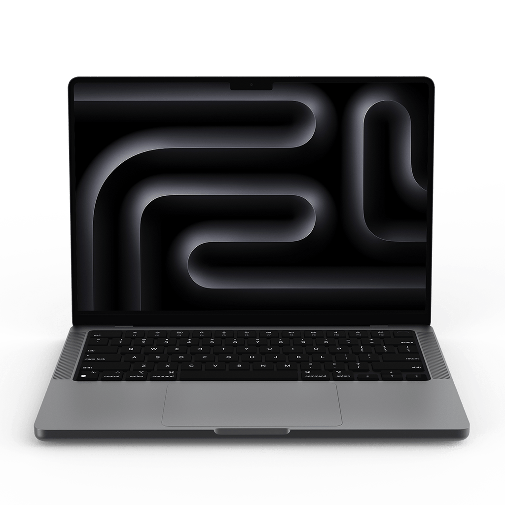Apple 14-inch MacBook Pro M3 Pro 12-Core, 18GB RAM, 1TB Flash, 18-Core GPU, Space Black - Grade B