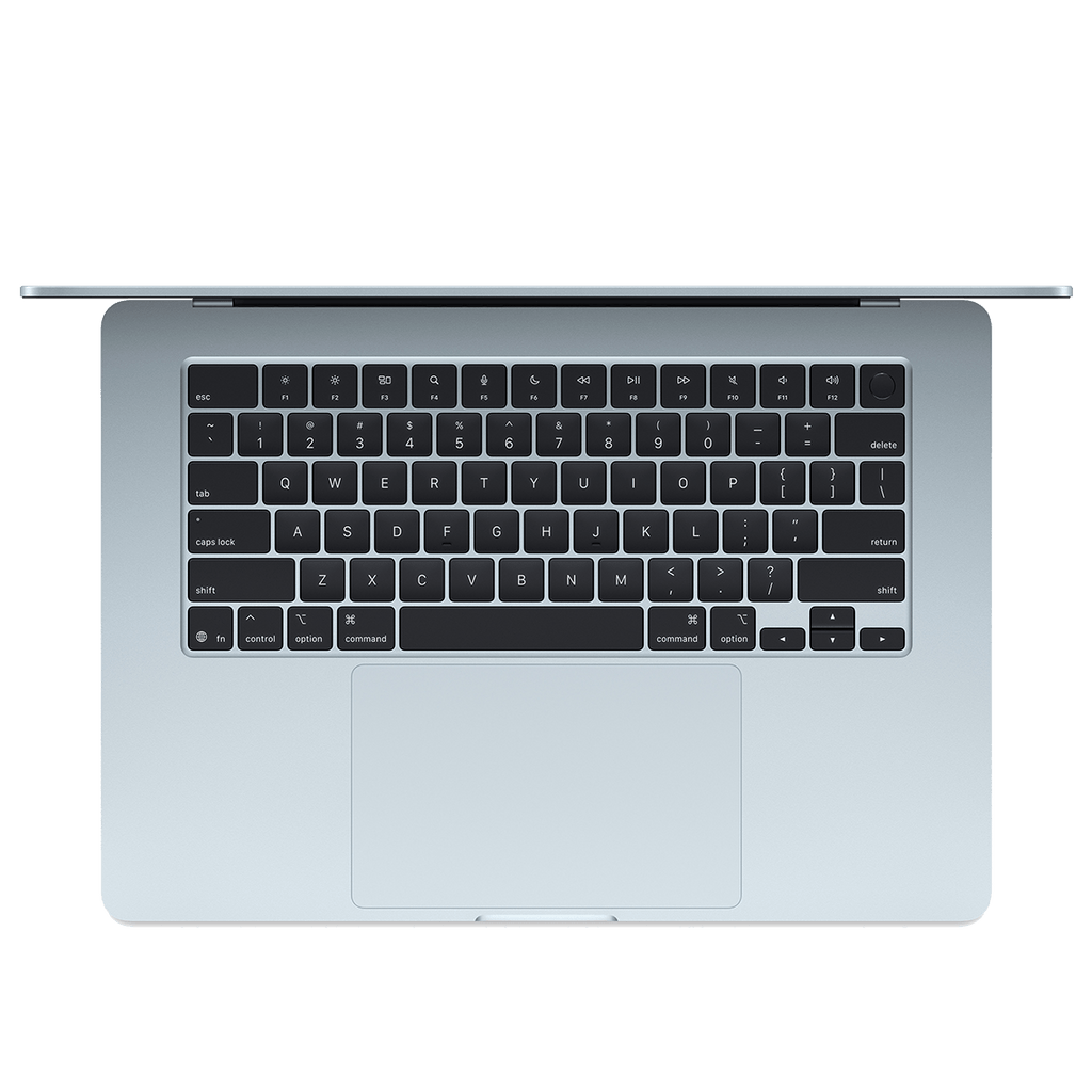 Apple 15-inch MacBook Air M4 chip, 16GB RAM, 256GB Flash, 10-Core GPU, Sky Blue - Grade B