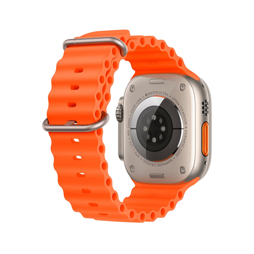 Apple Watch Ultra 2 49mm GPS + Cellular - Titanium - Orange Ocean Band, Open Box