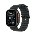 Apple Watch Ultra 3 49mm GPS + Cellular - Black Titanium w/ Black Ocean Band, Grade B