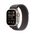 Apple Watch Ultra 2 49mm GPS + Cellular - Titanium - M/L Black/Blue Trail Loop, Open Box