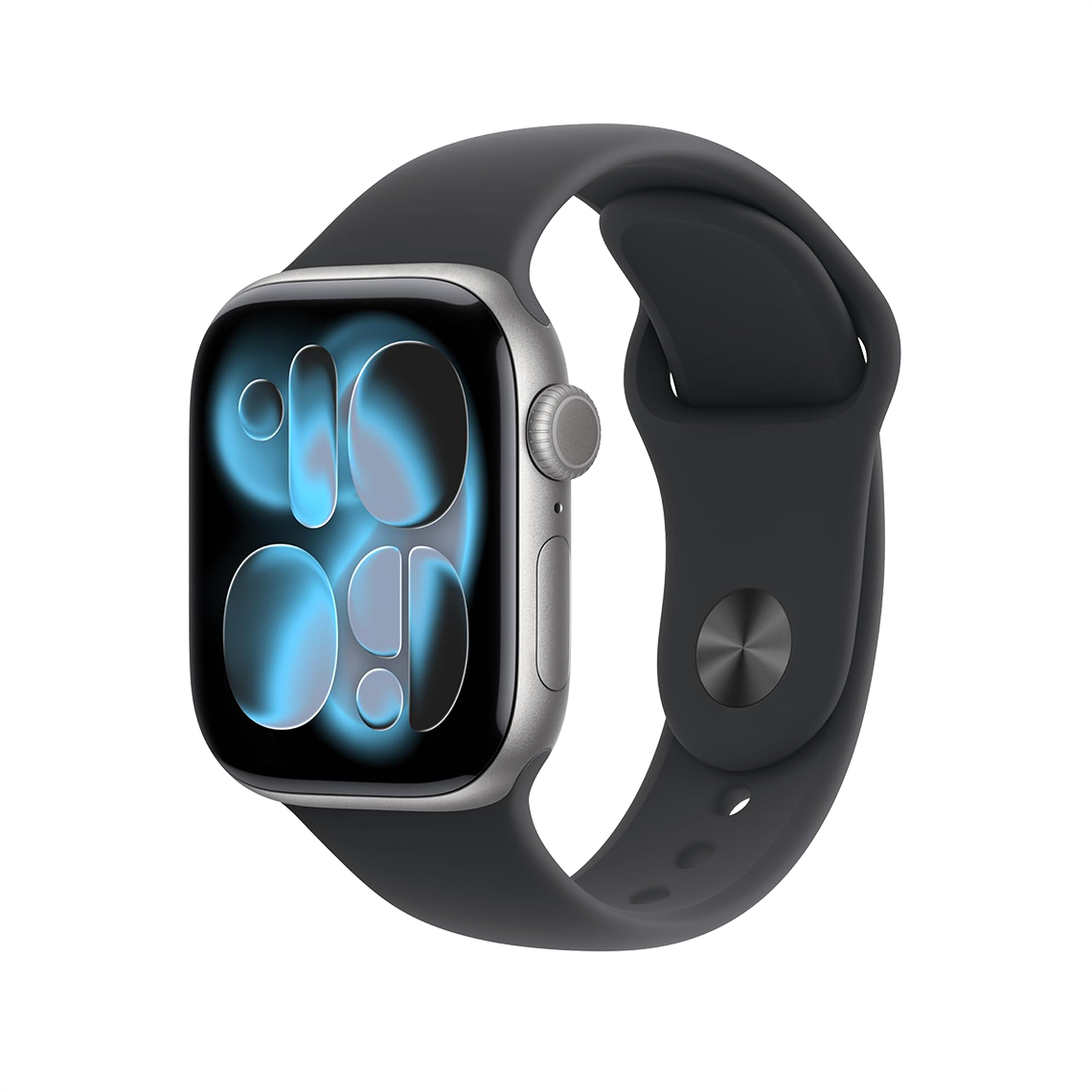Apple Watch Series 11 46mm GPS - Space Gray w/ S/M Black Sport Band, Grade B