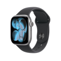 Apple Watch Series 11 46mm GPS + Cellular - Space Gray w/ S/M Black Sport Band, Grade A