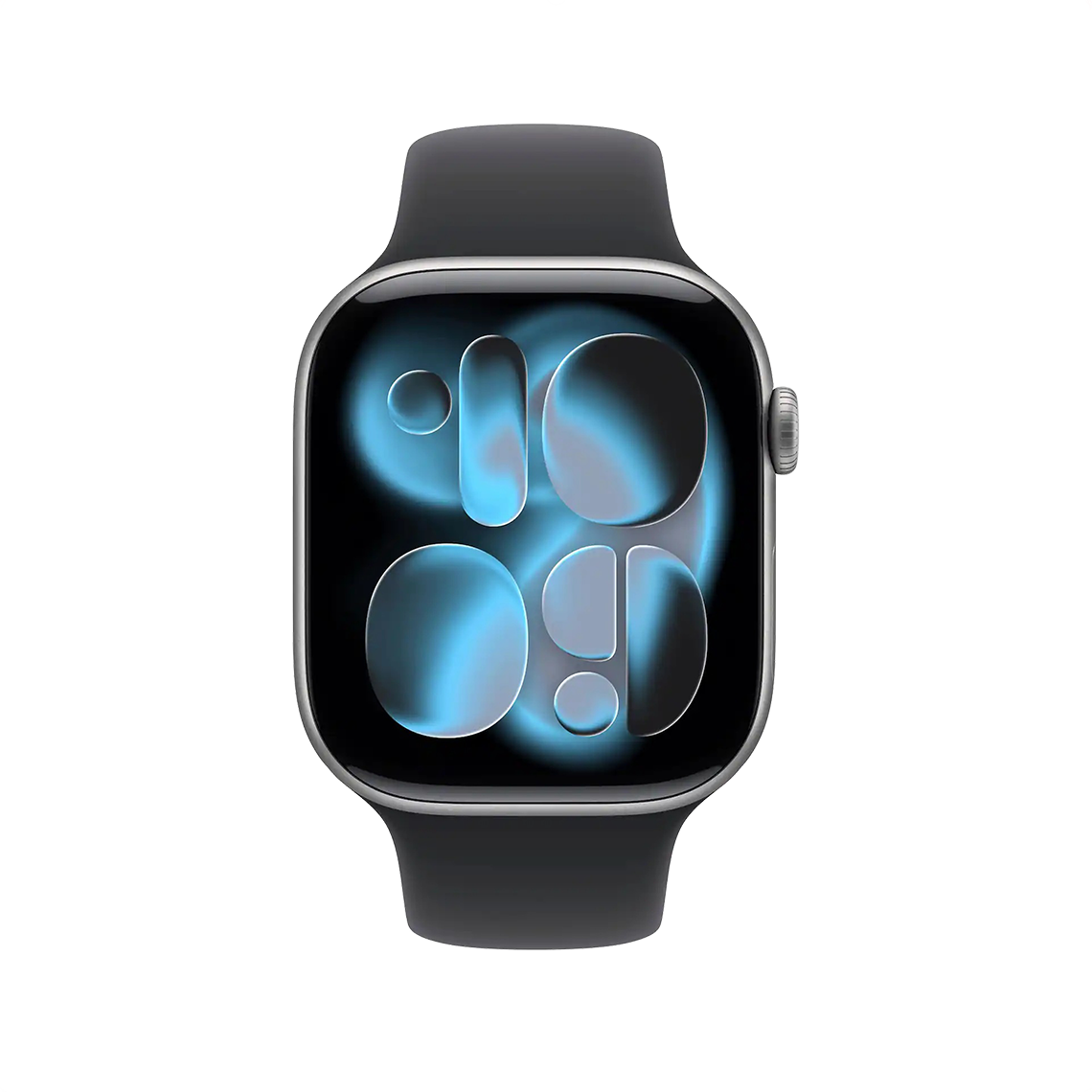 Apple Watch Series 11 46mm GPS - Space Gray w/ M/L Black Sport Band, Grade A