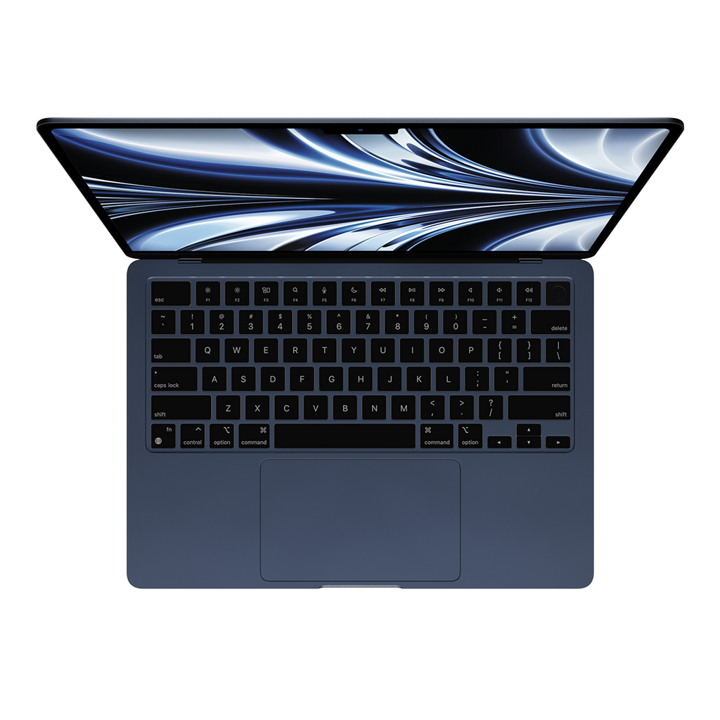 Apple 13-inch MacBook Air M2 chip, 16GB RAM, 256GB Flash, 8-Core GPU, Midnight - Grade A