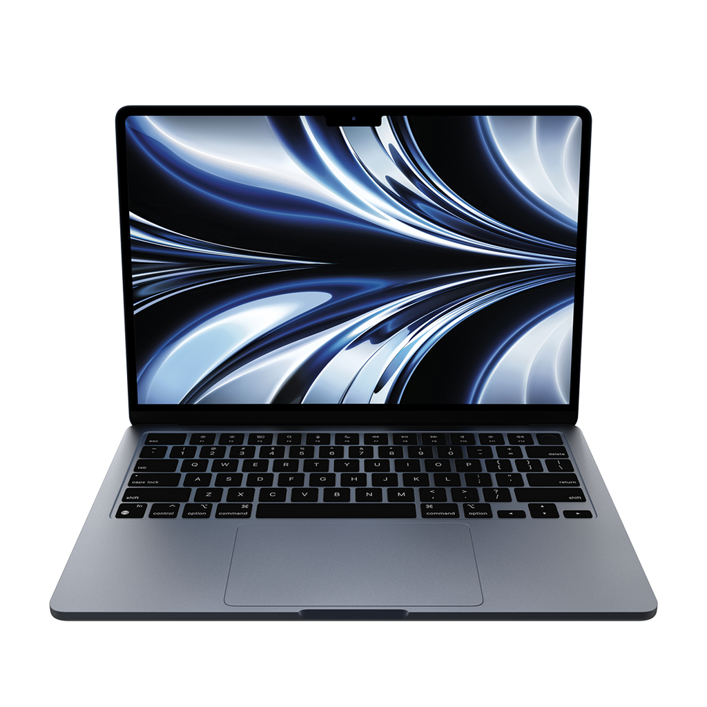 Apple 13-inch MacBook Air M2 chip, 8GB RAM, 256GB Flash, 8-Core GPU, Midnight - Grade B