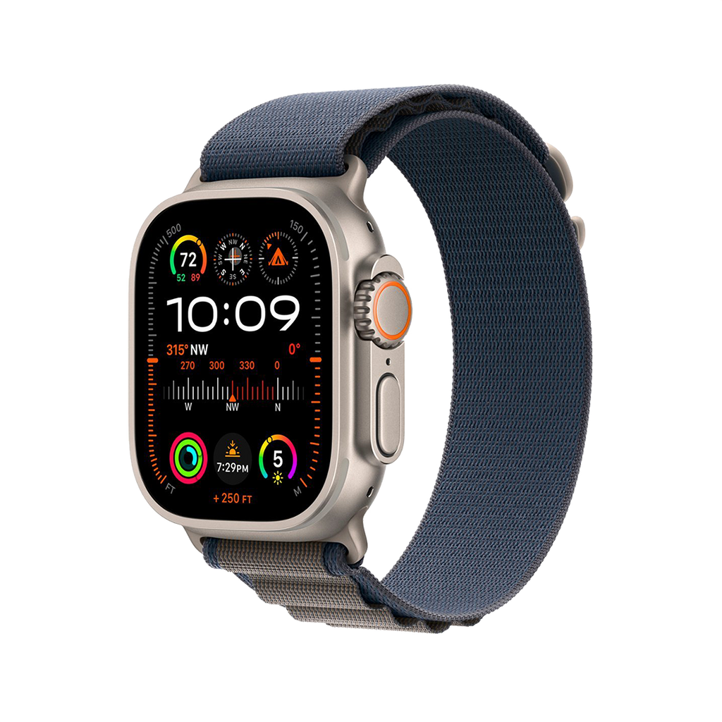Apple Watch Ultra 2 49mm GPS + Cellular - Titanium - Small Blue Alpine Loop, Grade B