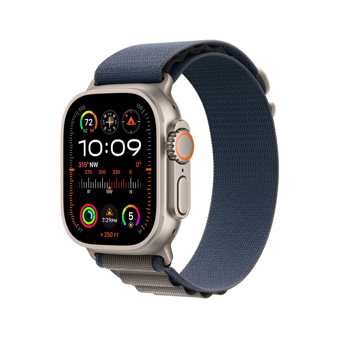 Apple Watch Ultra 2 49mm GPS + Cellular - Titanium - Small Blue Alpine Loop, Grade B