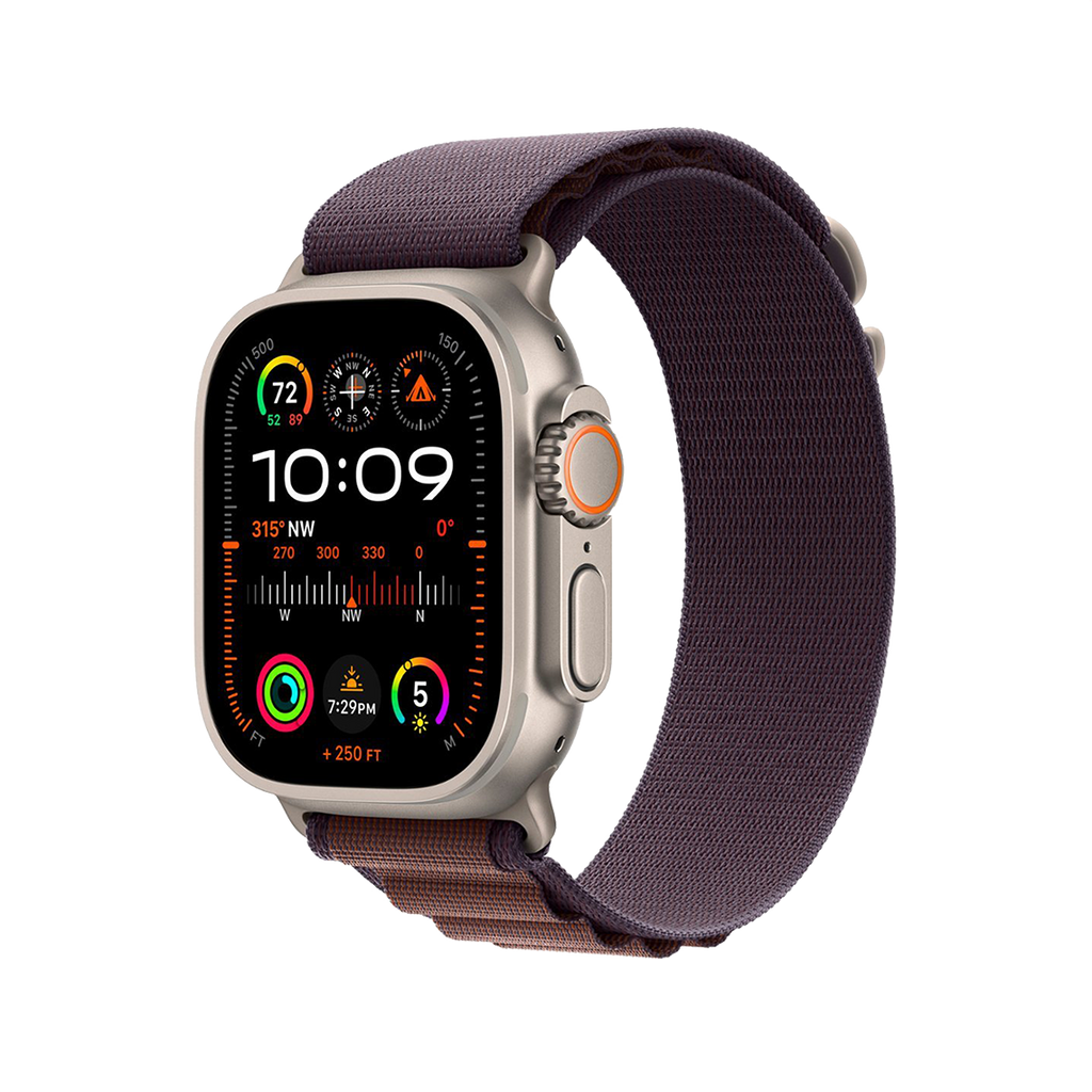 Apple Watch Ultra 2 49mm GPS + Cellular - Titanium - Large Indigo Alpine Loop, Grade A