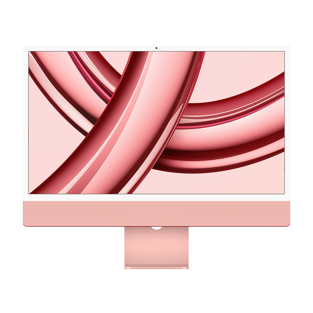 Apple 24-inch iMac M3 8-Core, 24GB RAM, 2TB Flash, 10-Core GPU, Pink - Apple Certified Refurbished