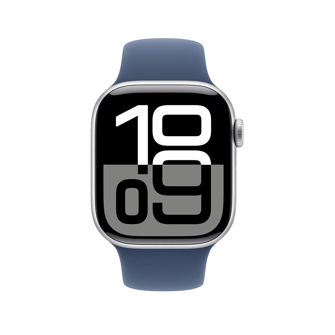 Apple Watch Series 10 42mm GPS + Cellular - Silver w/ M/L Denim Sport Band, Grade A