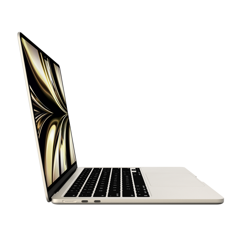 Apple 13-inch MacBook Air M2 chip, 16GB RAM, 256GB Flash, 8-Core GPU, Starlight - Grade B